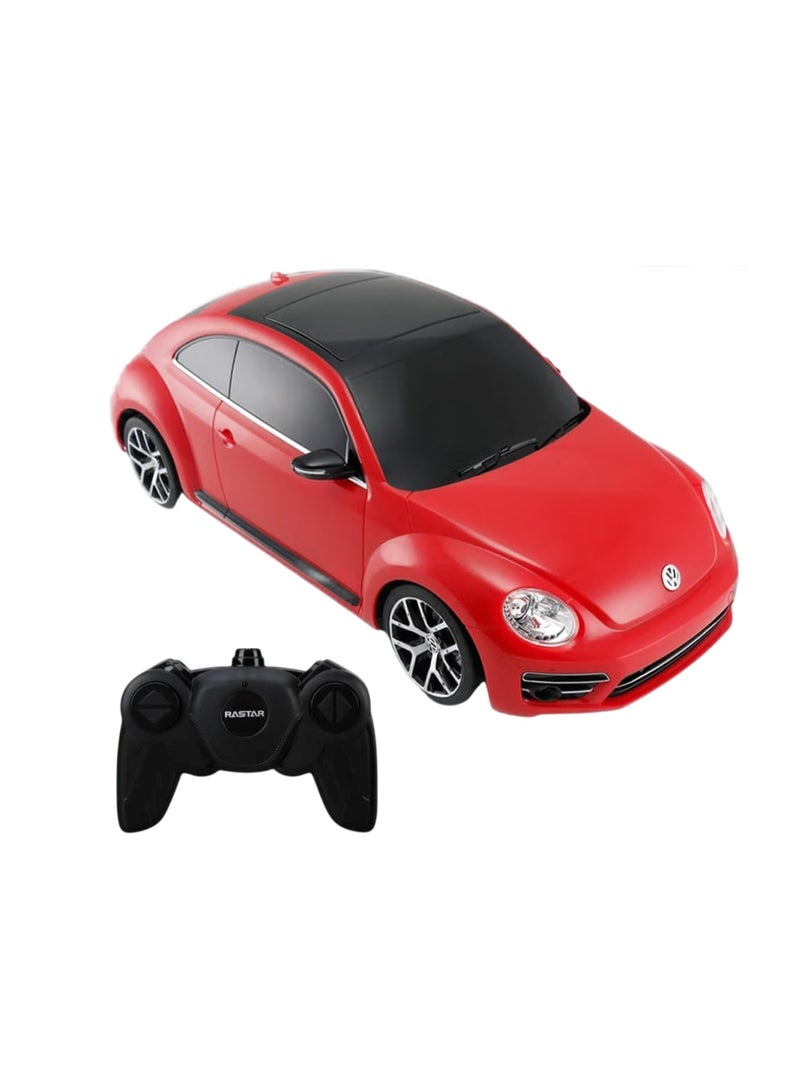 Rastar Volkswagen The Beetle Remote Control Car – Red, 1:24 Scale - Image 1